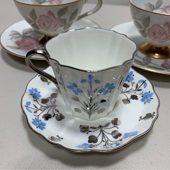 Vintage Bone China Tea Cups-Springfield, Wedgwood,Made in England,2 from Japan - Picture 9 of 12
